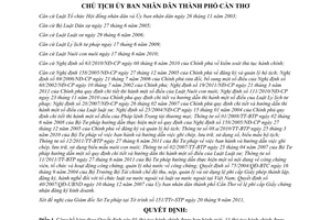 Quyết định 2399/QĐ-UBND năm 2011 công bố thủ tục hành chính áp dụng tại cấp quận