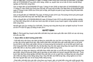 Quyết định 2310/QĐ-BNN-CB phê duyệt Quy hoạch phát triển chế biến thuỷ sản