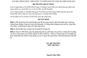 Quyết định 4061/QĐ-BTP phê duyệt Đề án tuyên truyền, phổ biến pháp luật