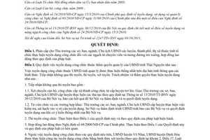 Quyết định 46/2011/QĐ-UBND phân cấp tuyển dụng công chức