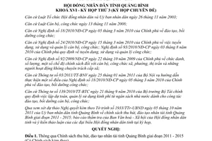 Nghị quyết 18/2011/NQ-HĐND thông qua Chính sách thu hút, đào tạo nhân tài
