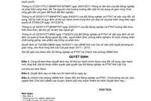 Quyết định 2791/QĐ-UBND  công bố thủ tục hành chính