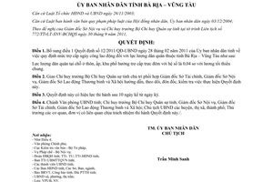 Quyết định 65/2011/QĐ-UBND trợ cấp ngày công lao động đối với dân quân