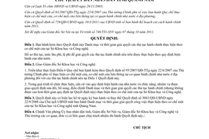 Quyết định 3370/QĐ-UBND Danh mục và thời gian giải quyết thủ tục hành chính