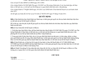 Quyết định 3374/QĐ-UBND Danh mục và thời gian giải quyết thủ tục hành chính