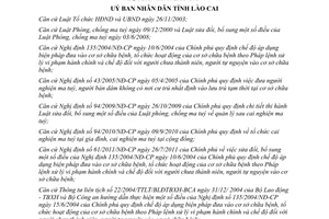 Quyết định 32/2011/QĐ-UBND  Quy chế cai nghiện và quản lý sau cai nghiện ma tuý