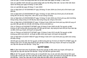 Quyết định 66/2011/QĐ-UBND đơn giá lập sử dụng đất Bà Rịa Vũng Tàu