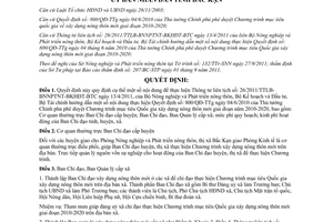 Quyết định 1996/2011/QĐ-UBND thực hiện Thông tư liên tịch 26/2011/TTLT-BNNPTNT