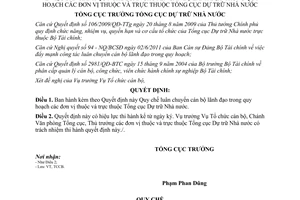 Quyết định 718/QĐ-TCDT Quy chế luân chuyển cán bộ lãnh đạo