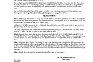 Quyết định 33/2011/QĐ-UBND phê duyệt điều chỉnh, bổ sung Quy hoạch thăm dò