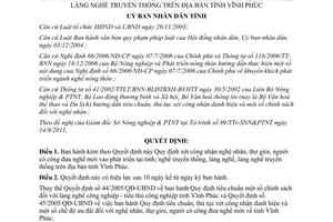 Quyết định 42/2011/QĐ-UBND xét công nhận nghệ nhân, thợ giỏi