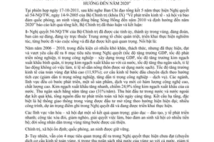 Kết luận 13-KL/TW tiếp tục thực hiện Nghị quyết 54-NQ/TW Về phát triển kinh tế