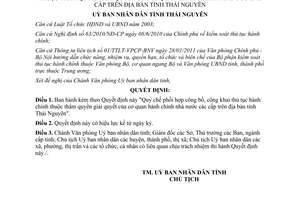 Quyết định 2728/QĐ-UBND Quy chế phối hợp công bố, công khai thủ tục hành chính