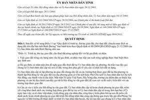 Quyết định 41/2011/QĐ-UBND sửa đổi trình tự, thủ tục giao, cho thuê đất