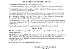 Quyết định 56/2011/QĐ-UBND công tác thi đua, khen thưởng