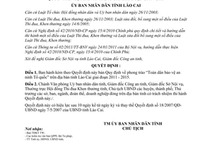 Quyết định 27/2011/QĐ-UBND phong trào Toàn dân bảo vệ an ninh Tổ quốc