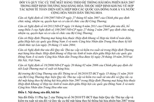 Thông tư 37/2011/TT-BCT sửa đổi Thông tư 36/2010/TT-BCT