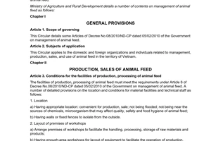 Circular No. 66/2011/TT-BNNPTNT detailing a number of articles of Decree No.08/2