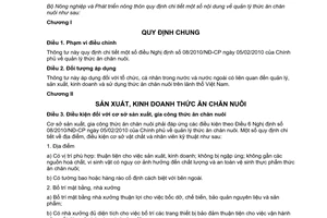 Thông tư 66/2011/TT-BNNPTNT hướng dẫn Nghị định 08/2010/NĐ-CP