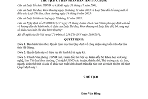 Quyết định 2217/QĐ-UBND công nhận sáng kiến trên địa bàn tỉnh