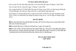 Quyết định 07/2011/QĐ-UBND Quy chế Văn hóa công sở tại cơ quan hành chính