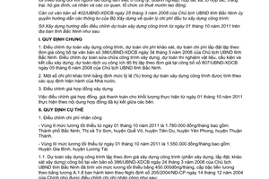 Hướng dẫn 08/HD-SXD điều chỉnh dự toán xây dựng công trình