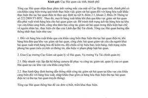 Công văn 4984/TCHQ-GSQL hướng dẫn Điều 26 Thông tư 222/2009/TT-BTC