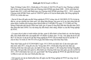 Công văn 2970/BNN-TCTL Chương trình mục tiêu quốc gia Nước sạch Vệ sinh