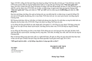 Công văn 1769/TLĐ tiếp tục triển khai Chương trình Tấm lưới nghĩa tình