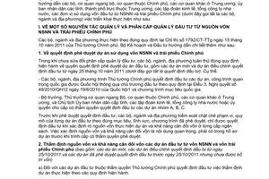 Công văn 7356/BKHHĐTT-TH hướng dẫn Chỉ thị về tăng cường quản lý đầu tư