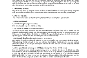 Quy chuẩn kỹ thuật Quốc gia QCVN 37:2011/BTTTT về thiết bị vô tuyến lưu động mặt đất có ăng ten liền dùng cho thoại tương tự do Bộ trưởng Bộ Thông tin và Truyền thông ban hành