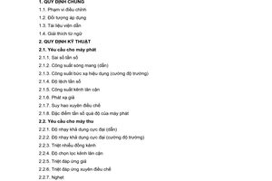 Quy chuẩn kỹ thuật Quốc gia QCVN 43:2011/BTTTT về thiết bị vô tuyến lưu động mặt đất có ăng ten rời dùng cho thoại tương tự do Bộ trưởng Bộ Thông tin và Truyền thông ban hành