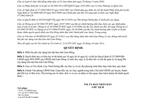 Quyết định 61/2011/QĐ-UBND miễn thu phí xây dựng trên địa bàn tỉnh Lâm Đồng