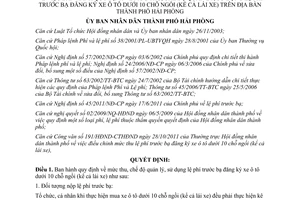 Quyết định 1771/2011/QĐ-UBND mức thu, chế độ quản lý, sử dụng lệ phí