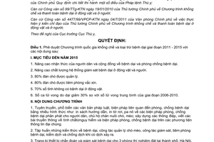 Quyết định 2731/QĐ-BNN-TY  Chương trình quốc gia khống chế và loại trừ bệnh dại