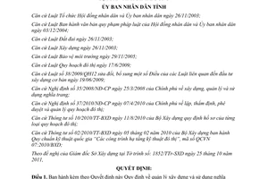 Quyết định 46/2011/QĐ-UBND quản lý xây dựng và sử dụng nghĩa trang