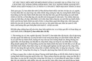 Chỉ thị 11/CT-UBND 2011 giải pháp cải cách thủ tục hành chính giải quyết phản ánh kiến nghị Cà Mau