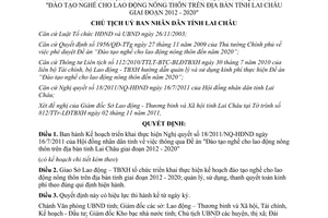 Quyết định 1369/QĐ-UBND 2011 Kế hoạch thực hiện Nghị quyết 18/2011/NQ-HĐND Lai Châu