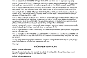 Hướng dẫn 04/HD-SXD-SNN&PTNT quản lý chi phí quy hoạch chung xã nông thôn