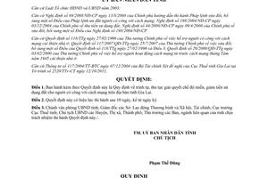 Quyết định 31/2011/QĐ-UBND trình tự, thủ tục giải quyết chế độ miễn