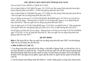 Quyết định 1662/QĐ-UBND phê duyệt Đề án Đào tạo nghề cho lao động nông