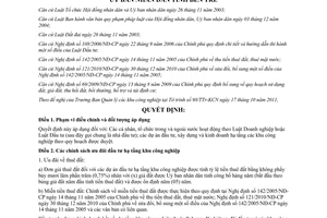 Quyết định 32/2011/QĐ-UBND chính sách ưu đãi đầu tư hạ tầng khu công nghiệp