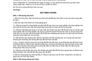 Thông tư 153/2011/TT-BTC hướng dẫn thuế sử dụng đất phi nông nghiệp