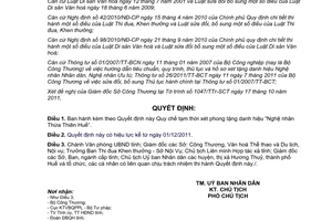 Quyết định 41/2011/QĐ-UBND Quy chế tạm thời xét phong danh hiệu nghệ nhân