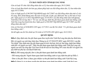 Quyết định 3620/2011/QĐ-UBND quản lý sử dụng phí tham quan danh lam Quảng Ninh