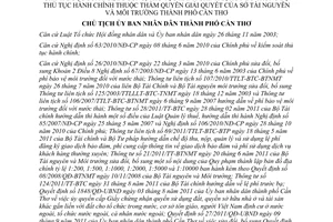 Quyết định 2860/QĐ-UBND năm 2011 công bố thủ tục hành chính mới ban hành