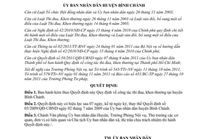 Quyết định 22/2011/QĐ-UBND Quy định công tác thi đua, khen thưởng