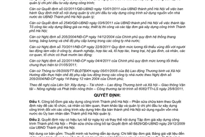 Quyết định 5480/QĐ-UBND công bố đơn giá xây dựng công trình