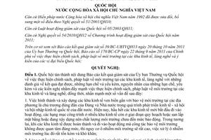 Nghị quyết 19/2011/QH13 kết quả giám sát và đẩy mạnh việc thực hiện chính sách