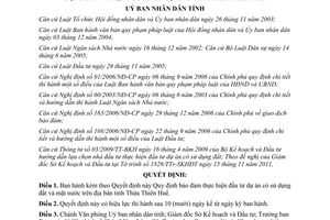 Quyết định 42/2011/QĐ-UBND bảo đảm thực hiện đầu tư dự án có sử dụng